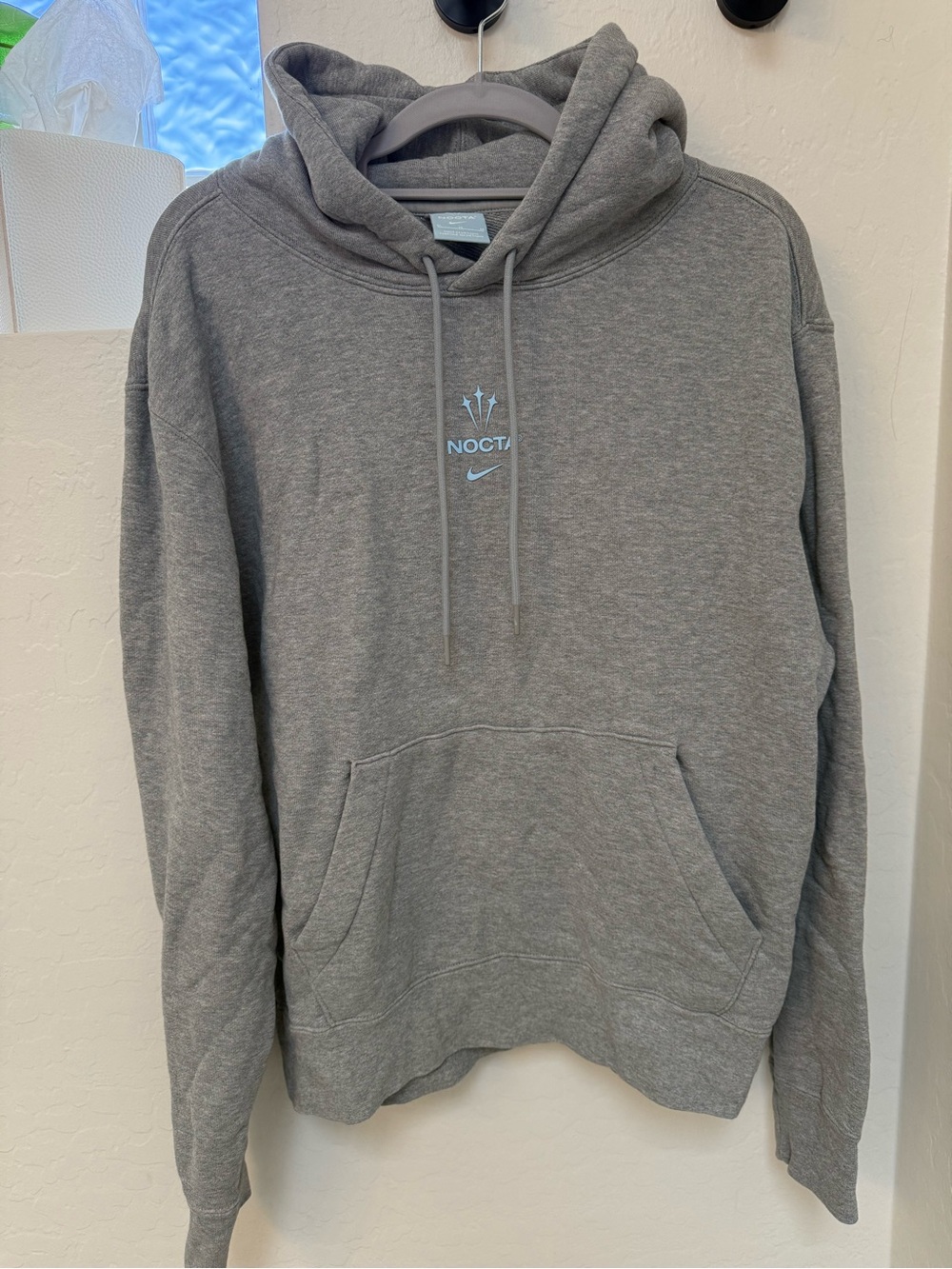 Nike DRAKE Nocta Men's Gray Pullover Hoodie. Size M. Excellent condition!